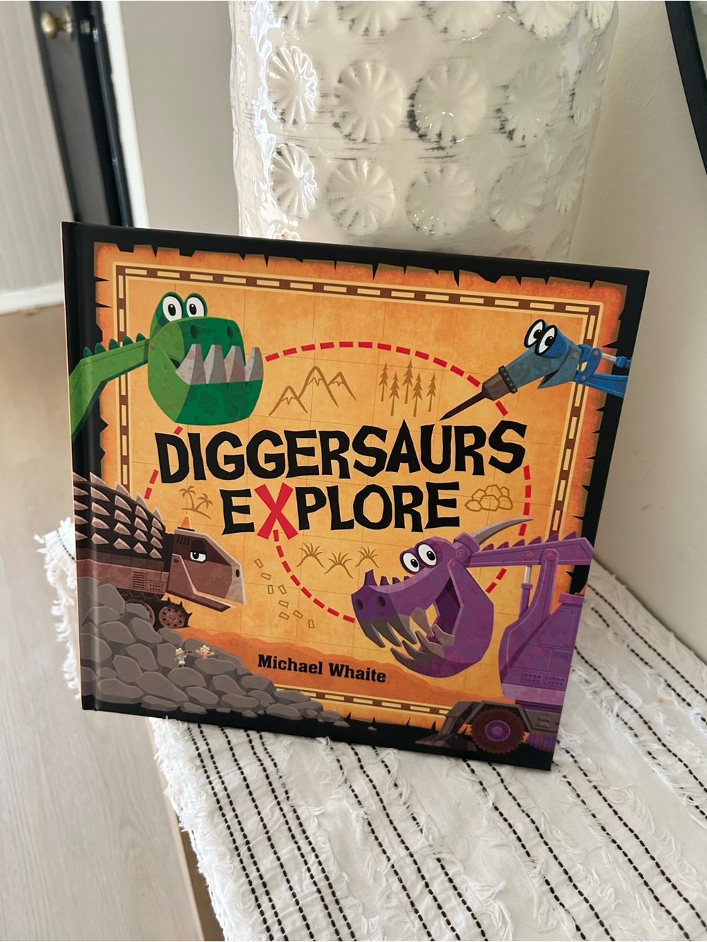 Diggersaurs Explore Kids Hardcover Picture Book Michael Whaite Dinosaur Book